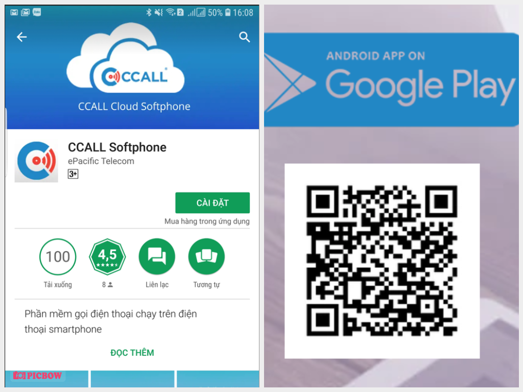Hoàn thành việc đăng ký tài khoản của CCALL Softphone